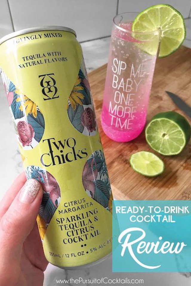 Canned Cocktails Review Two Chicks Cocktails Citrus Margarita The