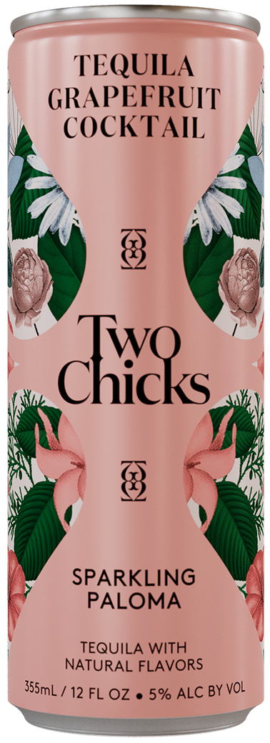 two chicks sparkling paloma can